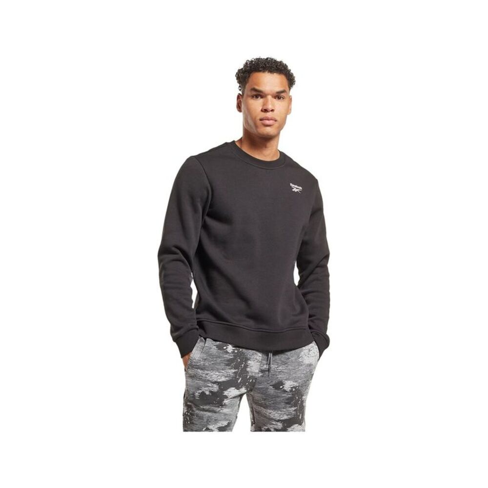 Reebok Mens Identity Small Vector Fleece Sweatshirt, NWT